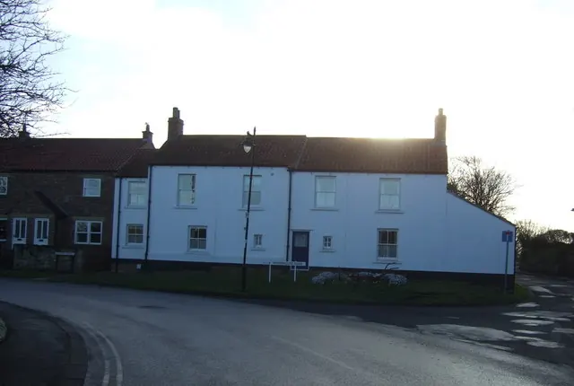 Cottages in Greatham village, in the Greatham Conservation Area