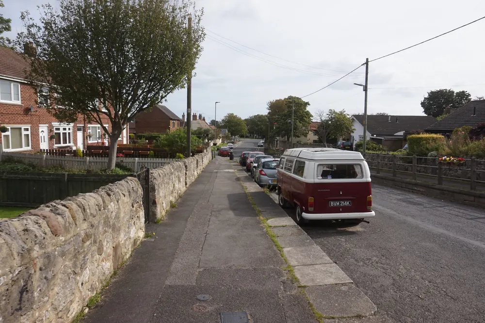 Front Street in Hart village, north-west of Hartlepool